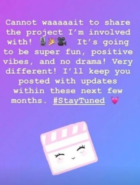 Evans hints about a new project.